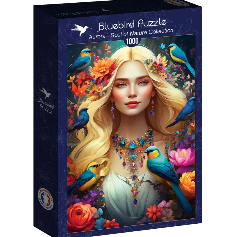 Bluebird - Aurora - Soul of Nature Collection - 1000 Piece Jigsaw Puzzle New