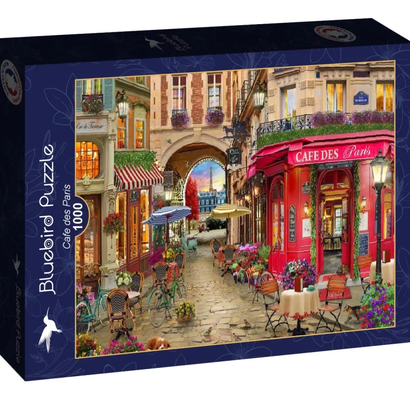 Bluebird - Cafe des Paris - 1000 Piece Jigsaw Puzzle Fashion