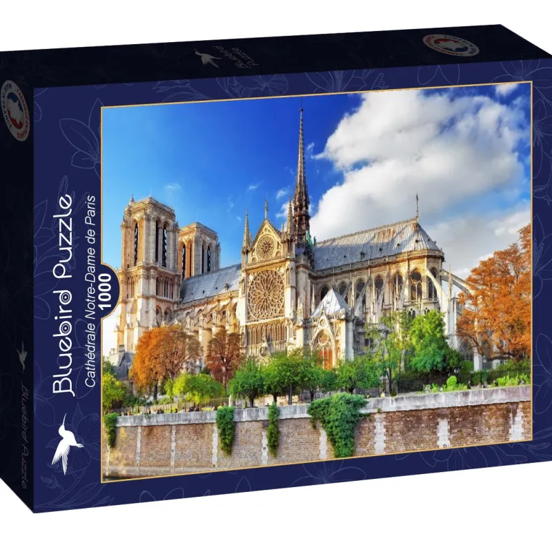 Bluebird - Cathédrale Notre-Dame de Paris - 1000 Piece Jigsaw Puzzle Online