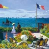 Art by Bluebird Bluebird - Claude Monet - Garden at Sainte-Adresse, 1867 - 1000 piece jigsaw puzzle Discount