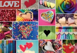 Bluebird - Collage - Love in Color - 1000 Piece Jigsaw Puzzle Sale