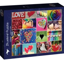 Bluebird - Collage - Love in Color - 1000 Piece Jigsaw Puzzle Sale