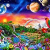 Bluebird - Cosmic Paradise - 1000 Piece Jigsaw Puzzle Hot