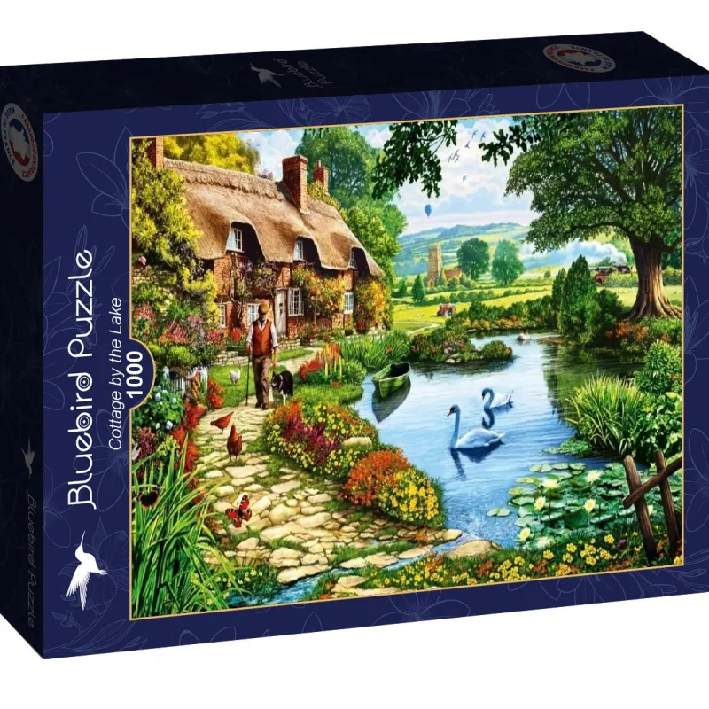 Bluebird - Cottage by the Lake - 1000 Piece Jigsaw Puzzle Sale
