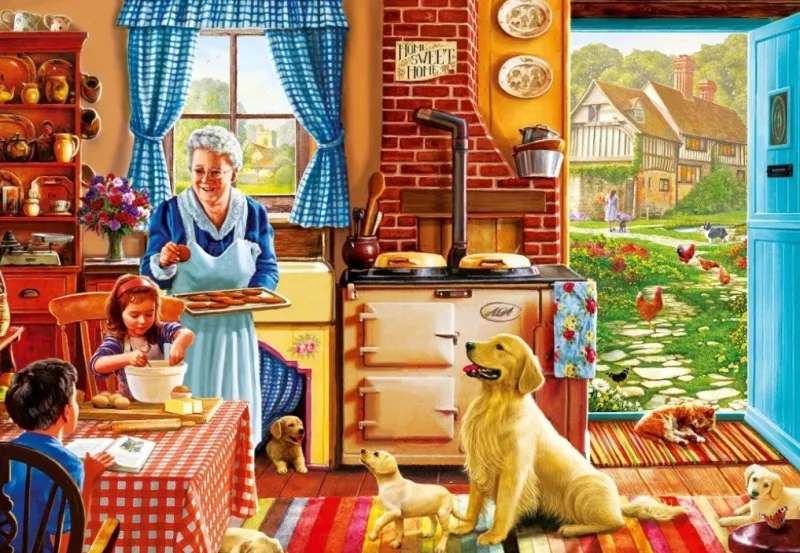 Bluebird - Cottage Interior - 1000 Piece Jigsaw Puzzle Fashion
