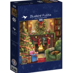 Bluebird - Cozy Christmas Evening - 1000 Piece Jigsaw Puzzle Fashion