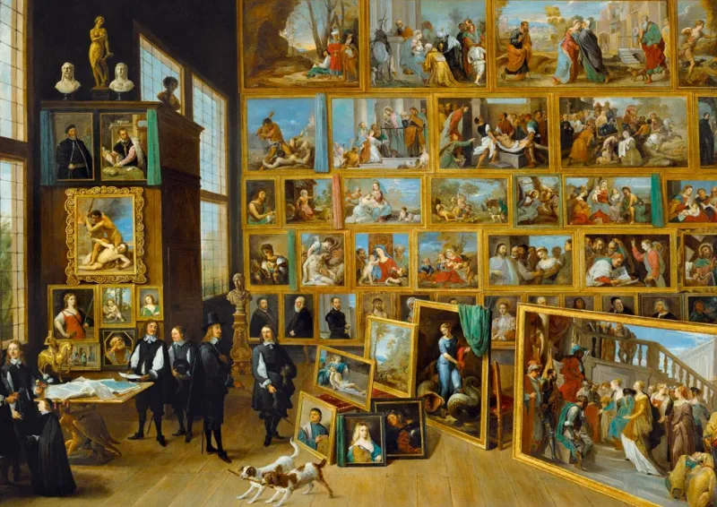 Bluebird - David Teniers the Younger - The Art Collection of Archduke Leopold Wilhelm in Brussels, 1652 - 1000 Piece Jigsaw Puzzle Sale