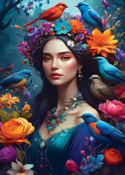 Bluebird - Diana - Soul of Nature Collection - 1000 Piece Jigsaw Puzzle Outlet