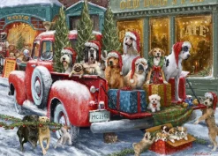 Bluebird - Dogs on Truck - 500 Piece Jigsaw Puzzle Clearance