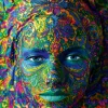 Bluebird - Face Art - Portrait of woman - 1000 Piece Jigsaw Puzzle Sale