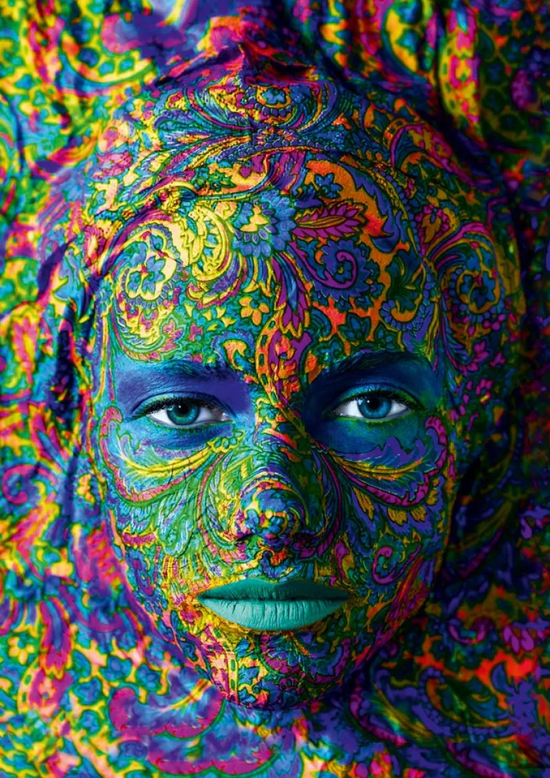 Bluebird - Face Art - Portrait of woman - 1000 Piece Jigsaw Puzzle Sale