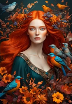 Bluebird - Flora - Soul of Nature Collection - 1000 Piece Jigsaw Puzzle Best