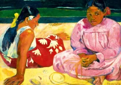 Art by Bluebird Bluebird - Gauguin - Tahitian Women on the Beach, 1891 - 1000 Piece Jigsaw Puzzle Best
