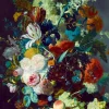 Bluebird - Jan Van Huysum - Still Life with Flowers and Fruit, 1715 - 1000 Piece Jigsaw Puzzle Clearance