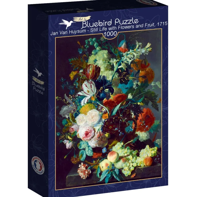 Bluebird - Jan Van Huysum - Still Life with Flowers and Fruit, 1715 - 1000 Piece Jigsaw Puzzle Clearance