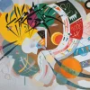 Art by Bluebird Bluebird - Kandinsky - Courbe dominante, 1936 - 1000 piece jigsaw puzzle Online