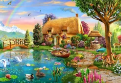Bluebird - Lakeside Cottage - 1000 Piece Jigsaw Puzzle Discount