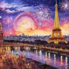 Bluebird - Landscape In Pointillism - 1000 Piece Jigsaw Puzzle Outlet