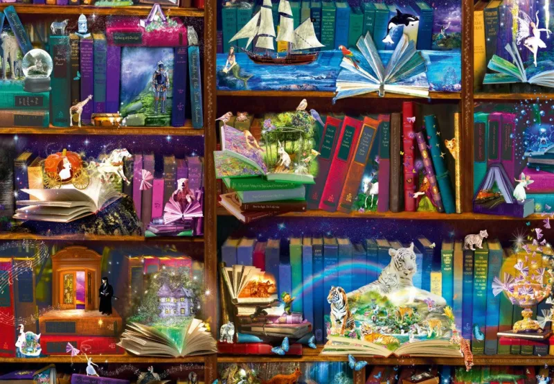 Bluebird - Library Adventures in Reading - 1000 Piece Jigsaw Puzzle New