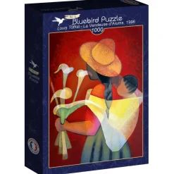 Art by Bluebird Bluebird - Louis Toffoli - La Vendeuse d'Arums, 1996 - 1000 piece jigsaw puzzle New