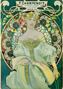 Bluebird - Mucha - Daydream, 1897 - 1000 Piece Jigsaw Puzzle Discount