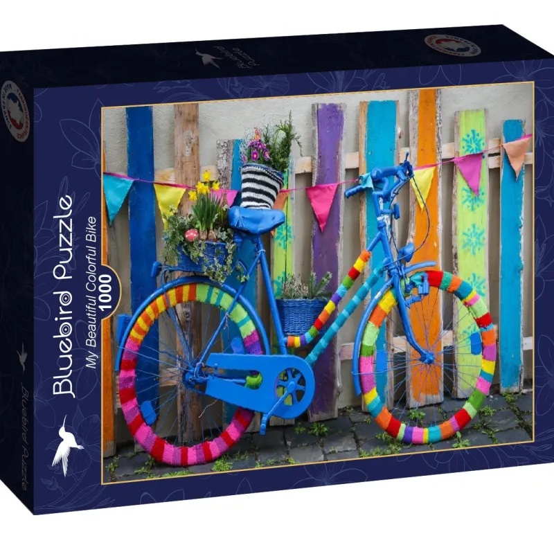 Art by Bluebird Bluebird - My Beautiful Colorful Bike - 1000 Piece Jigsaw Puzzle Discount