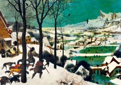 Bluebird - Pieter Bruegel the Elder - Hunters in the Snow (Winter), 1565 - 1000 Piece Jigsaw Puzzle Clearance