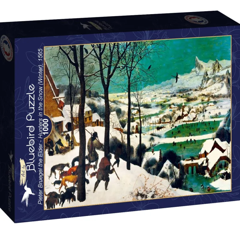 Bluebird - Pieter Bruegel the Elder - Hunters in the Snow (Winter), 1565 - 1000 Piece Jigsaw Puzzle Clearance