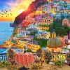 Bluebird - Positano Italy - 1000 Piece Jigsaw Puzzle Best