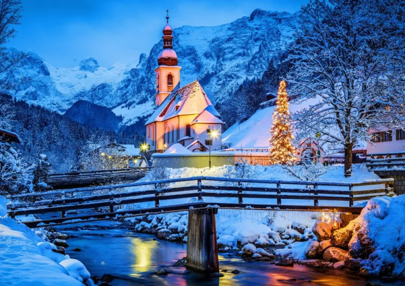 Art by Bluebird Bluebird - Ramsau - 1000 piece jigsaw puzzle Clearance