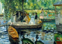 Art by Bluebird Bluebird - Renoir - La Grenouillère, 1869 - 1000 piece jigsaw puzzle Discount