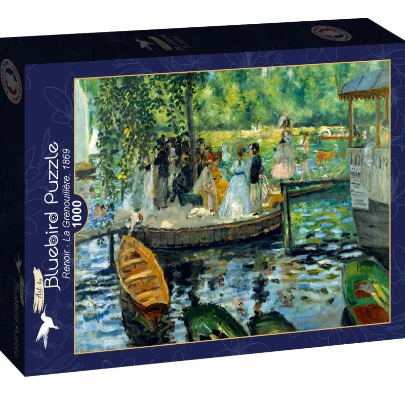 Art by Bluebird Bluebird - Renoir - La Grenouillère, 1869 - 1000 piece jigsaw puzzle Discount