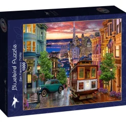 Bluebird - San Francisco Trolley - 1000 Piece Jigsaw Puzzle Online