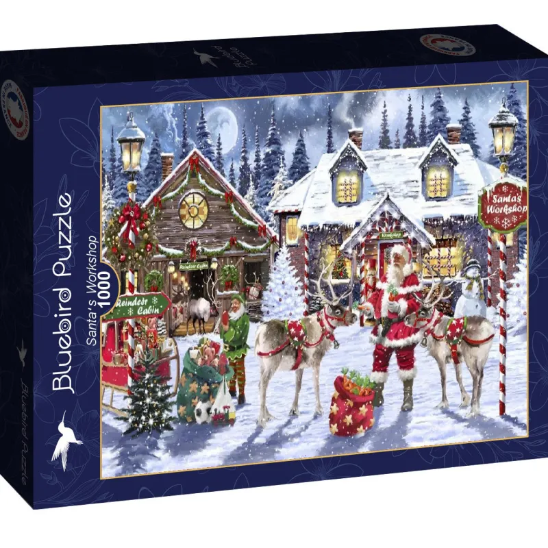 Bluebird - Santa's Workshop - 1000 Piece Jigsaw Puzzle New