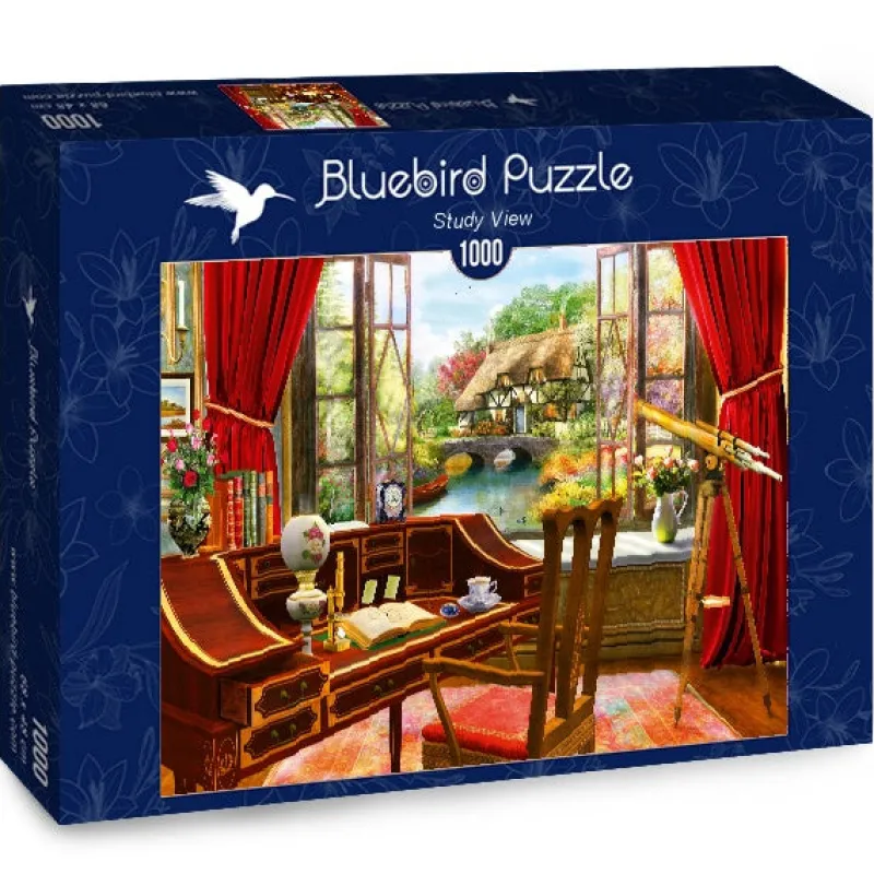 Bluebird - Study View - 1000 Piece Jigsaw Puzzle Best