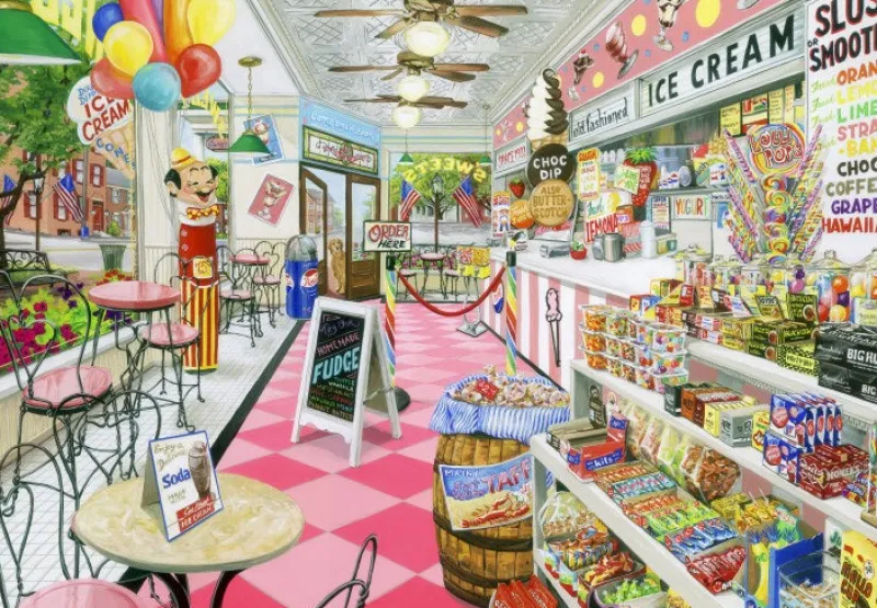 Bluebird - The Sweet Shop - 1000 Piece Jigsaw Puzzle Sale