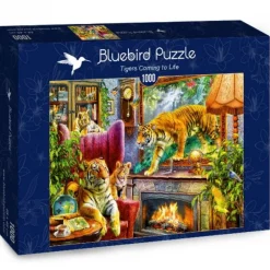 Bluebird - Tigers Coming to Life - 1000 Piece Puzzle Hot