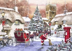 Bluebird - Village and Santa - 500 Piece Jigsaw Puzzle Hot