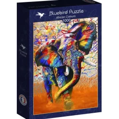 Bluebird Puzzle - African Colours - 1000 Piece Jigsaw Puzzle Outlet