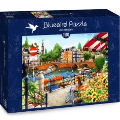 Bluebird Puzzle - Amsterdam - 1500 Piece Jigsaw Puzzle Clearance