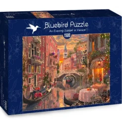 Bluebird Puzzle - An Evening Sunset in Venice - 1500 Piece Jigsaw Puzzle New