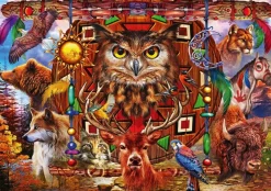 Bluebird Puzzle - Animal Totem - 4000 Piece Jigsaw Puzzle Clearance