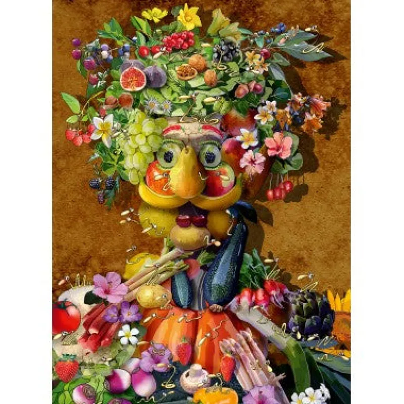Bluebird Puzzle - Arcimboldo par François Ruyer - 1000 Piece Jigsaw Puzzle Online