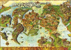 Bluebird Puzzle - Atlantis Centre of the Ancient World - 1000 piece jigsaw puzzle Fashion