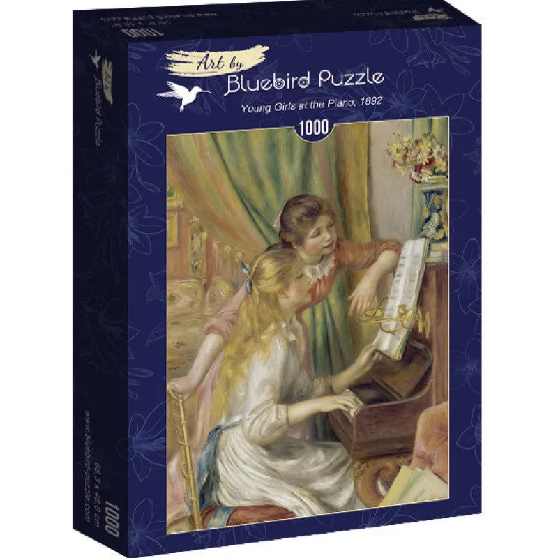 Art by Bluebird Bluebird Puzzle - Auguste Renoir - Young Girls at the Piano, 1892 - 1000 Piece Jigsaw Puzzle Fashion