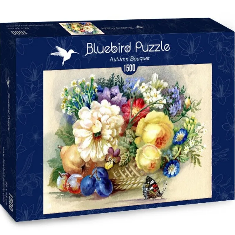 Bluebird Puzzle - Autumn Bouquet - 1500 Piece Jigsaw Puzzle Clearance