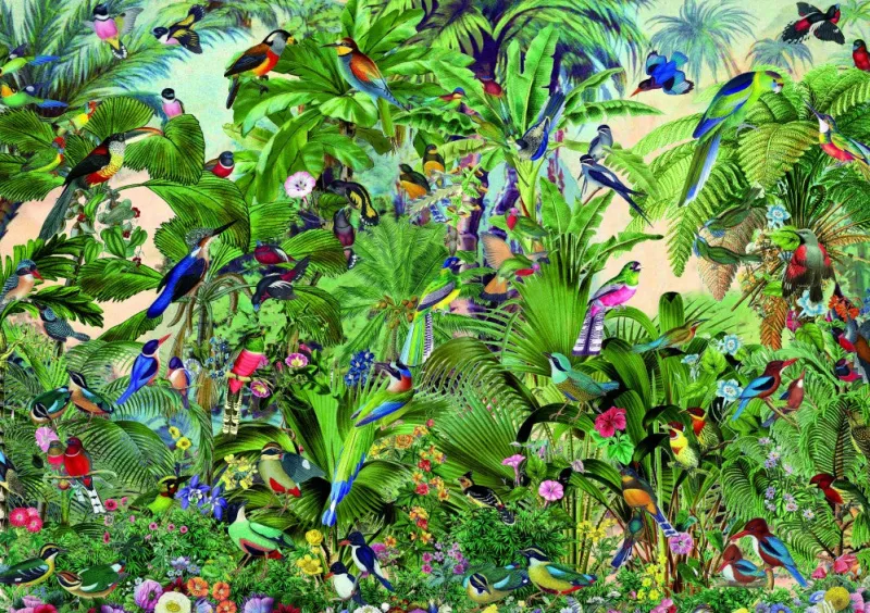 Bluebird Puzzle - Birds - 1500 Piece Jigsaw Puzzle Fashion