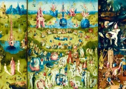 Art by Bluebird Bluebird Puzzle - Bosch - The Garden of Earthly Delights - 1000 Piece Jigsaw Puzzle Clearance