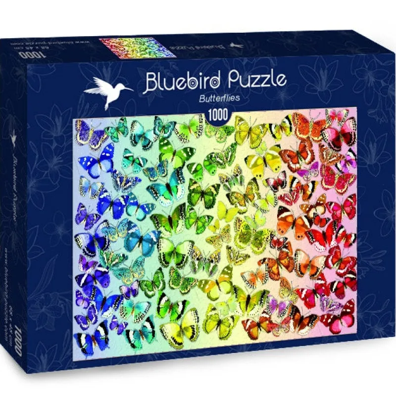 Bluebird Puzzle - Butterflies - 1000 Piece Jigsaw Puzzle Discount