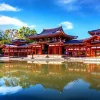 Bluebird Puzzle - Byodo-In Temple - 1000 piece jigsaw puzzle Online